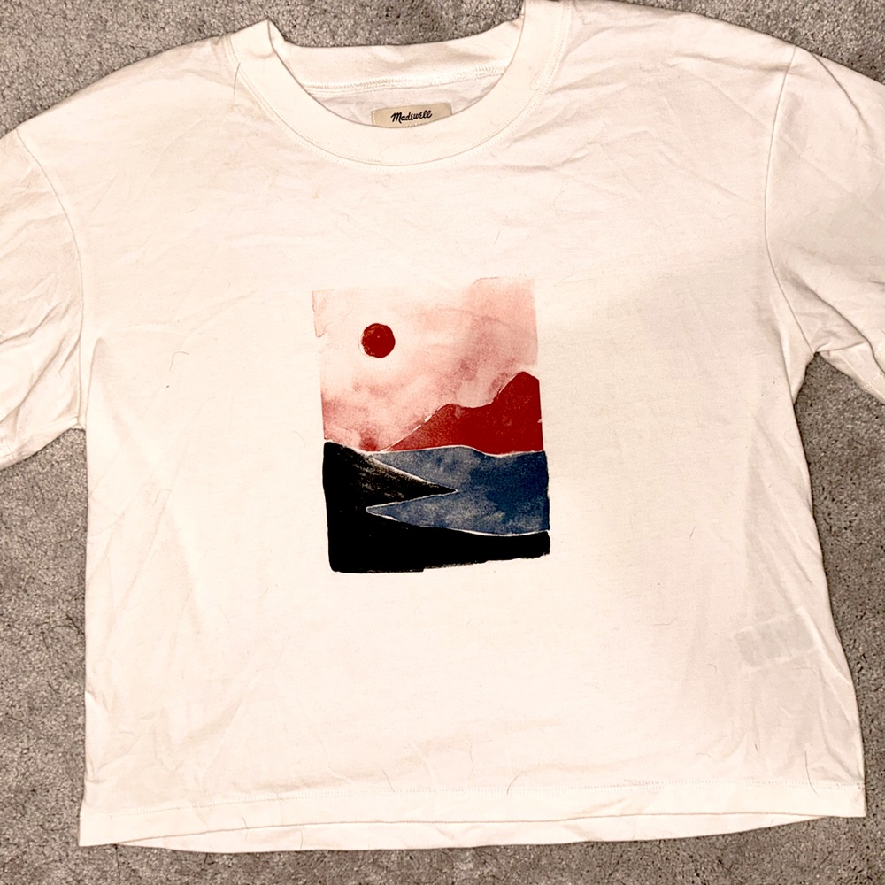 Madewell Sunset Boxy T-shirt